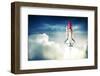 Space Shuttle Taking off on a Mission-Fer Gregory-Framed Photographic Print