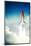 Space Shuttle Taking Off-null-Mounted Art Print