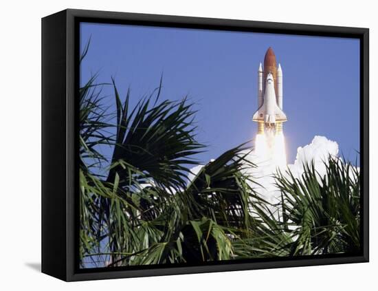 Space Shuttle-John Raoux-Framed Stretched Canvas