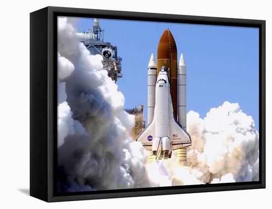 Space Shuttle-Terry Renna-Framed Stretched Canvas