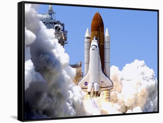 Space Shuttle-Terry Renna-Framed Stretched Canvas