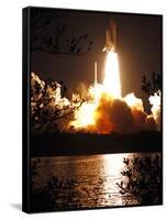 Space Shuttle-John Raoux-Framed Stretched Canvas