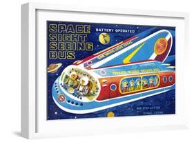 Space Sight Seeing Bus-null-Framed Premium Giclee Print