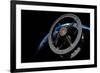 Space Station 5 in Earth Orbit-null-Framed Art Print