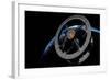 Space Station 5 in Earth Orbit-null-Framed Art Print