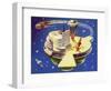 Space Station, Cosmodrome-null-Framed Art Print