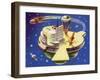 Space Station, Cosmodrome-null-Framed Art Print