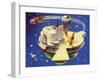 Space Station, Cosmodrome-null-Framed Art Print