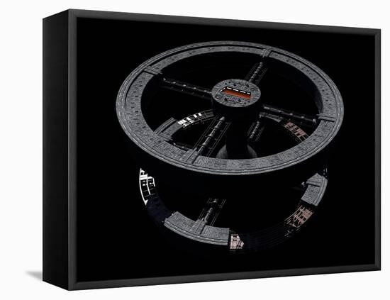 Space Station from 2001: a Space Odyssey-null-Framed Stretched Canvas