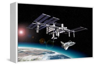 The International Space Station NASA astronomy picture print & FREE BONUS PHOTO 