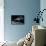 Space Station in Orbit around Earth with Space Shuttle-null-Framed Stretched Canvas displayed on a wall