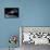 Space Station in Orbit around Earth with Space Shuttle-null-Framed Stretched Canvas displayed on a wall