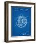 Space Station Satellite Patent-null-Framed Art Print