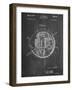 Space Station Satellite Patent-null-Framed Art Print