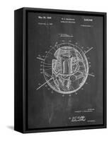 Space Station Satellite Patent-null-Framed Stretched Canvas