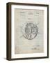 Space Station Satellite Patent-Cole Borders-Framed Art Print