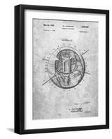 Space Station Satellite Patent-Cole Borders-Framed Art Print