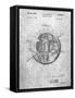 Space Station Satellite Patent-Cole Borders-Framed Stretched Canvas