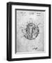 Space Station Satellite Patent-Cole Borders-Framed Art Print