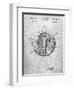 Space Station Satellite Patent-Cole Borders-Framed Art Print