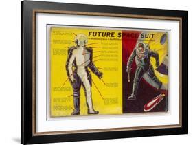 Space Suit as Foreseen in 1939-Frank R. Paul-Framed Art Print