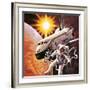 Space Suit, as Imagined in 1977-English School-Framed Giclee Print