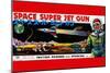 Space Super Jet Gun-null-Mounted Art Print