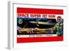 Space Super Jet Gun-null-Framed Premium Giclee Print