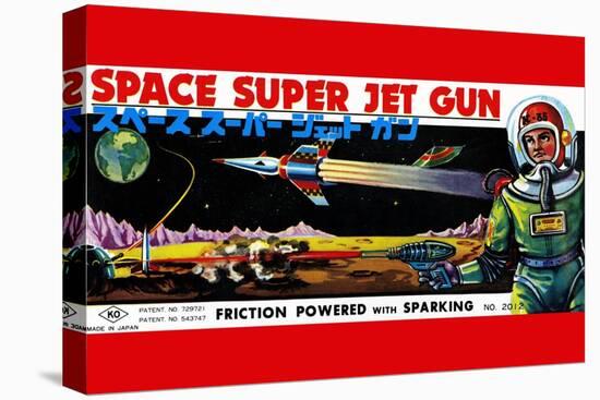 Space Super Jet Gun-null-Stretched Canvas