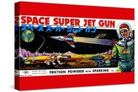 Space Super Jet Gun-null-Stretched Canvas