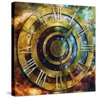 Space Time-Art Deco Designs-Stretched Canvas