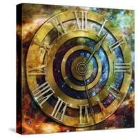 Space Time-Art Deco Designs-Stretched Canvas