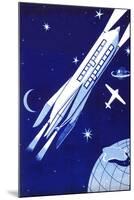 Space Travel 2000-null-Mounted Art Print