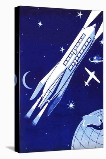 Space Travel 2000-null-Stretched Canvas