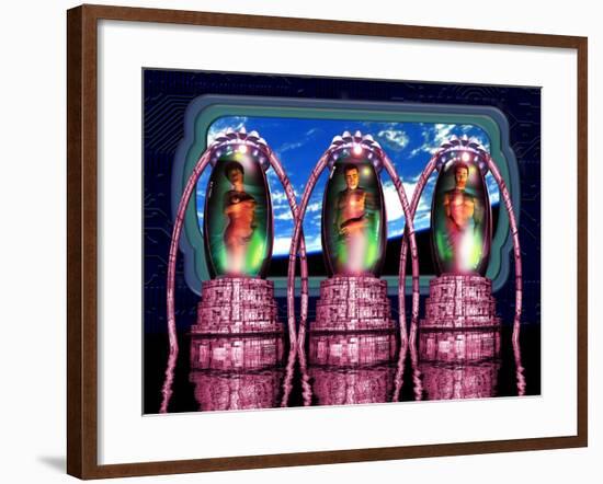 Space Travel-Victor Habbick-Framed Photographic Print