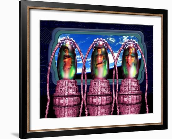 Space Travel-Victor Habbick-Framed Photographic Print