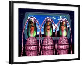Space Travel-Victor Habbick-Framed Photographic Print