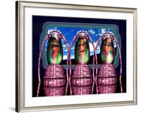 Space Travel-Victor Habbick-Framed Photographic Print