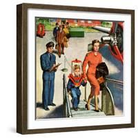 "Space Traveller", November 8, 1952-Amos Sewell-Framed Giclee Print