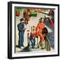 "Space Traveller", November 8, 1952-Amos Sewell-Framed Giclee Print