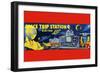 Space Trip Station Electro Toy-null-Framed Art Print
