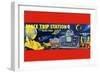 Space Trip Station Electro Toy-null-Framed Art Print