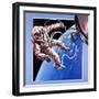 Space-Walk, from 'Famous Firsts'-Wilf Hardy-Framed Giclee Print