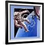 Space-Walk, from 'Famous Firsts'-Wilf Hardy-Framed Giclee Print