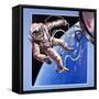 Space-Walk, from 'Famous Firsts'-Wilf Hardy-Framed Stretched Canvas