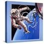 Space-Walk, from 'Famous Firsts'-Wilf Hardy-Stretched Canvas