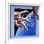 Space-Walk, from 'Famous Firsts'-Wilf Hardy-Framed Giclee Print