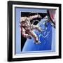 Space-Walk, from 'Famous Firsts'-Wilf Hardy-Framed Giclee Print