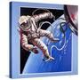 Space-Walk, from 'Famous Firsts'-Wilf Hardy-Stretched Canvas