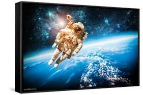 Space Walk-Trends International-Framed Stretched Canvas